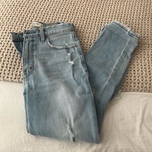 Abercrombie the skinny high rise jean